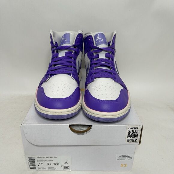 Nike Shoes Air Jordan 1 Mid Retro WMNS “Action Grape” 2024 - Picture 2 of 6